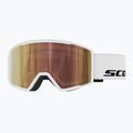 Скиорскa маска SCOTT Trace Pro Light Sensitive white/amp ls cinnamon chrome