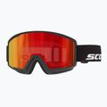 Скиорскa маска SCOTT Trace Pro Compact black/red chrome