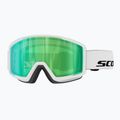 Скиорскa маска SCOTT Trace Pro Compact white/green chrome