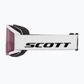 Детска скиорска маска SCOTT Shield white/rose 3