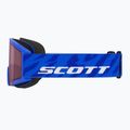 Детска скиорска маска SCOTT Shield blue/white/rose 3