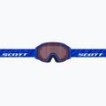 Детска скиорска маска SCOTT Shield blue/white/rose 4