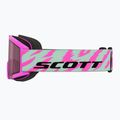 Детска скиорска маска SCOTT Shield neon pink/mint green/rose 3