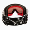 Скиорскa маска SCOTT React Light Sensitive granite black/white/amp red chrome 4