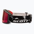 Скиорскa маска SCOTT React Light Sensitive granite black/white/amp red chrome 5