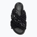 Дамски чехли INUIKII Woven Stones black 5