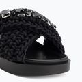 Дамски чехли INUIKII Woven Stones black 7
