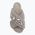 Дамски чехли INUIKII Woven Stones Platform stone grey 5