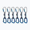 Комплект примки за катерене Mammut Crag Keylock Indicator 6 szt. silver ultramarine
