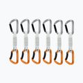 Примки за катерене Mammut Sender Keylock 12 cm Quickdraws 6 pcs. straight gate/bent gate key lock, light grey/gold