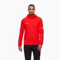 Мъжки якета Mammut Massone ML с качулка и вятър Mammut red
