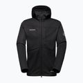 Мъжко софтшел яке Mammut Ultimate VIII Softshell Hooded black 4
