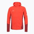 Мъжки суитшърт Mammut Taiss ML Hooded mammut red/dark mammut
