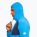 Мъжки суитшърт за трекинг Mammut Madris Light ML Hooded Jacket Men glacier blue/marine 5