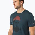 Мъжка тениска super.natural Sailor Tee blueberry/jet black/high risk red 2