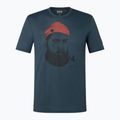 Мъжка тениска super.natural Sailor Tee blueberry/jet black/high risk red 3