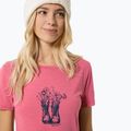 Дамска тениска super.natural Flower Boots Tee mauvewood/blueberry 3