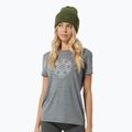 Дамска тениска super.natural Ornament Tee cashmere grey melange/leaf melange/white stone