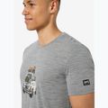 Мъжка тениска super.natural Carski cashmere grey melange/various 4