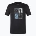 Мъжка тениска super.natural Go Hiking Tee jet black/various 5