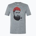 Мъжка тениска super.natural Sailor Tee cashmere grey mel/jet black /high risk red 4