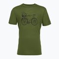 Мъжка тениска Super.natural Bicycle Nomad Tee Chive/Jet Black