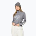 Дамски пуловер Super.Natural Freeride Roll Neck cashmere grey melange / f. white / f. white