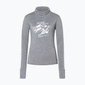 Дамски пуловер Super.Natural Freeride Roll Neck cashmere grey melange / f. white / f. white 4