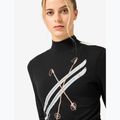 Дамска блуза с дълъг ръкав super.natural KryTeeede Col T-Neck Light jet black/white/mountain trail gl/white 3