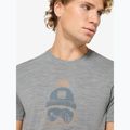 Мъжка тениска super.natural Gogeanie cashmere grey melange/various 3