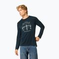 Мъжка блуза с дълъг ръкав  super.natural Bike Enthusiast blueberry/various