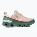 Дамски ботуши за трекинг On Cloudwander Waterproof pink-green 7398278 2