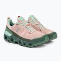 Дамски ботуши за трекинг On Cloudwander Waterproof pink-green 7398278 4