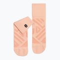 Дамски чорапи за бягане On Performance Mid rose/flamingo 5