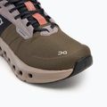 Дамски обувки за бягане On Cloudrunner 2 Waterproof olive/mahogany 7