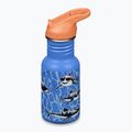 Klean Kanteen Flip Seal Sport Cap Straw 355 ml детска бутилка за пътуване "Акули в сенки 2