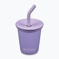 Чаша KLEAN KANTEEN Steel Straw Lid 296 ml paisley purple