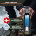 Туристическа бутилка с филтър Bachgold Selfpress Waterfilter 500 ml white 2