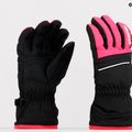 Детски ски ръкавици Reusch Alan черни/розови 60/61/115 6
