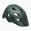 Детска велосипедна каска Bell Sidetrack Integrated MIPS Jr matte dark green/orange