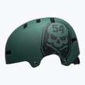 Велосипедна каска Bell Local green black/skull 2