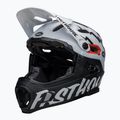 Велосипедна каска Bell FF Super DH MIPS Spherical fasthouse matte gloss black/white
