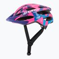 Детска велосипедна каска Giro Raze berry blue flowers 3