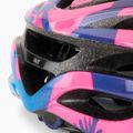 Детска велосипедна каска Giro Raze berry blue flowers 8