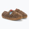 Nuvola Classic Cloud кафяви зимни чехли от полар 4