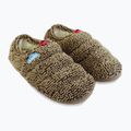 Nuvola Classic Cloud кафяви зимни чехли от полар 8