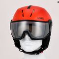 Ски каска UVEX Instinct Visor black/red 56/6/260/7005 17