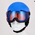 Детска ски каска Alpina Zupo Visor Q-Lite blue matt 14