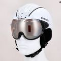 Ски каска CASCO SP-2 Carbonic Visor white 07.3737 11