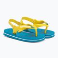 Havaianas Baby Brasil Logo II джапанки бяло/синьо/зелено/жълто 4